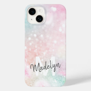 Pink Glitter Pretty Bokeh Pattern Case-Mate iPhone 14 Case