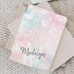 Pink Glitter Pretty Bokeh Pattern iPad Mini Cover<br><div class="desc">Easily personalise this pretty pink bokeh glitter pattern with your custom name and/or monogram.</div>