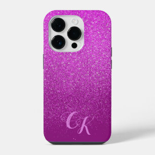 Pink Glitter Shimmer Personalised Phone Case