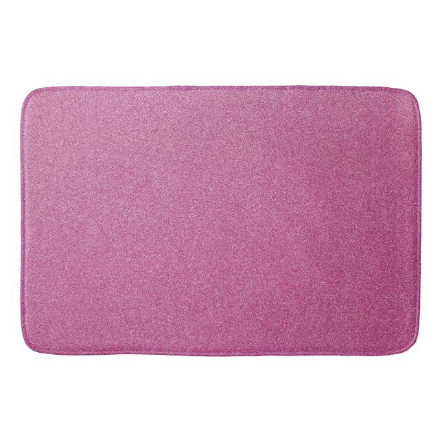 Pink Glitter, Sparkle, Glitter Background Bath Mat (Front)