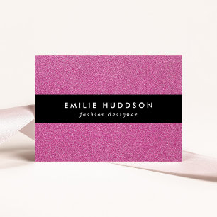 Pink Glitter, Sparkle, Glitter Background Business Card