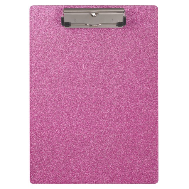 Pink Glitter, Sparkle, Glitter Background Clipboard (Front)