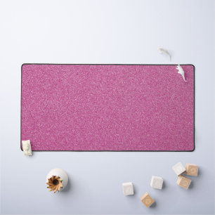Pink Glitter, Sparkle, Glitter Background Desk Mat