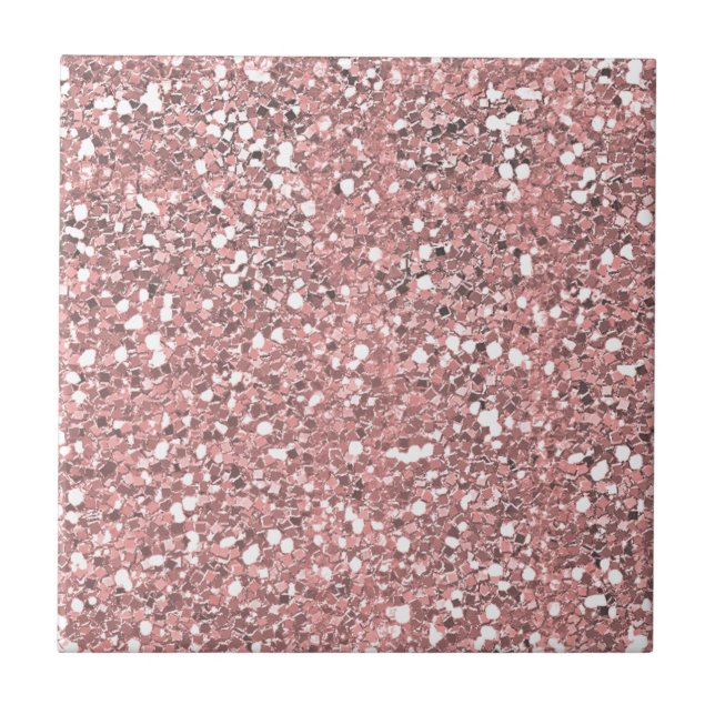 Pink Glitter Sparkle Tile (Front)