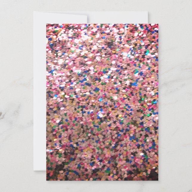 Pink Glitter Template (Front)