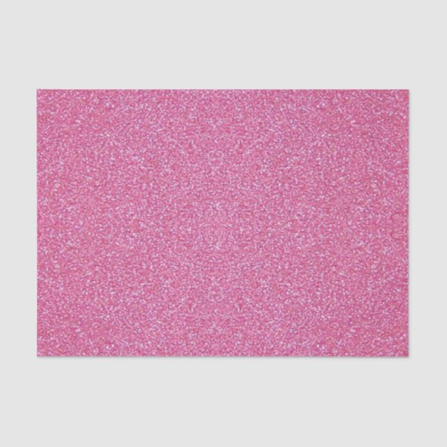 Pink Glitter Tissue Paper (Front)