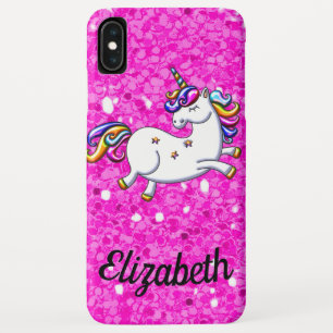 Pink Glitter Unicorn Case-Mate iPhone Case