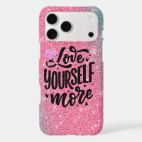 PINK GLITTERY PHONE CASE