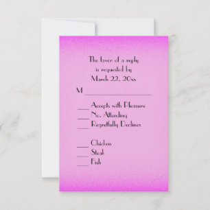 Pink Glow Menu Choice
