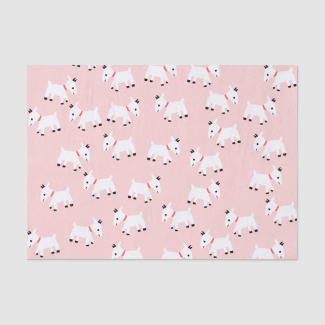 Pink Goats Tissue Paper (Front)