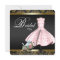 Pink Gold and Black Damask Bridal Tea Party