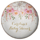 Pink Gold Boho Dreamcatcher Birthday Shower Favour