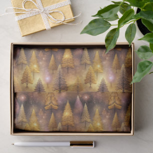 Pink Gold Christmas Pattern#19 ID1009 Tissue Paper