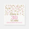 Pink Gold Confetti Cheers to 30 Years Birthday
