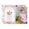 Pink & Gold Floral Unicorn Photo Birthday Party