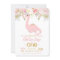 Pink & Gold Girl Dinosaur Floral Birthday