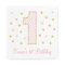 Pink & Gold Glitter First Birthday