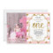 Pink, Gold Glitter First Birthday Photo Invitation
