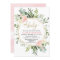 Pink gold greenery elegant girl baby shower