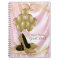 Pink Gold High Heel Shoe Birthday Party Guest Book