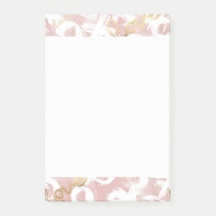 Pink Gold Love XO Post-it Notes
