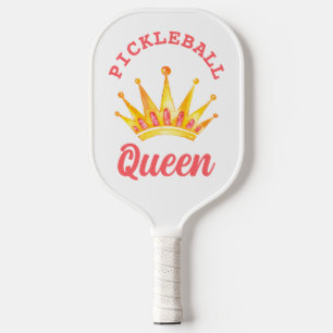 Pink Gold Pickleball Queen Crown Pickleball Paddle