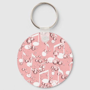 Pink,Golden Times_ Key Ring