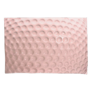 Pink Golf Ball Pillowcase