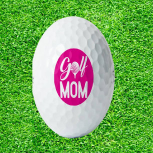 Pink GOLF MOM Golf Balls