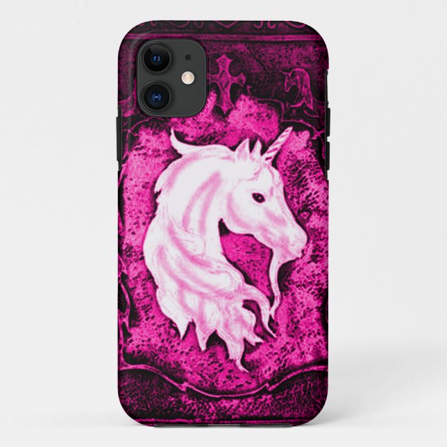 Pink Gothic Unicorn Case-Mate iPhone Case (Back)