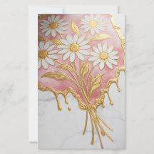 Pink Gouache Floral Painting