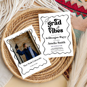 Pink grad vibes Class of 2026 Invitation