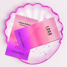Pink Gradient Earring Display Card |Custom Jewelle