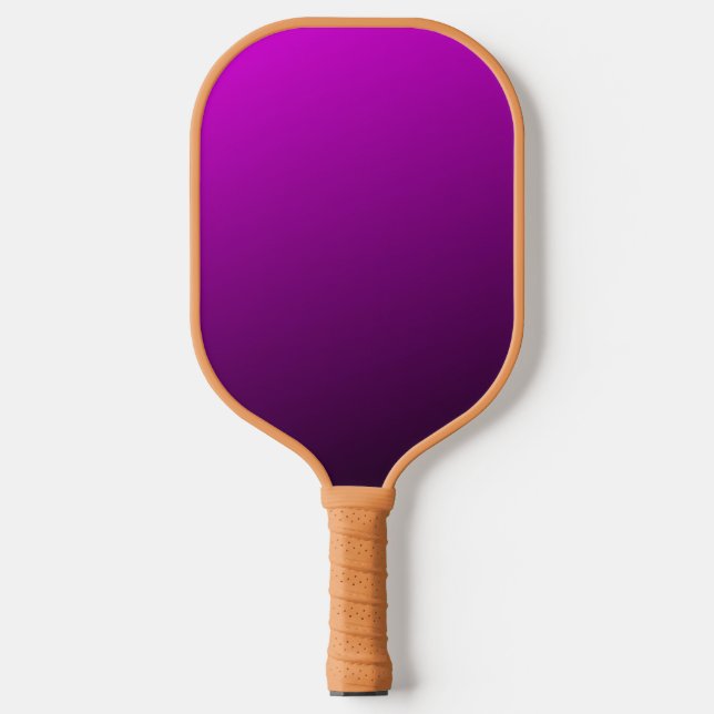 Pink gradient ombre pickleball paddle (Front)