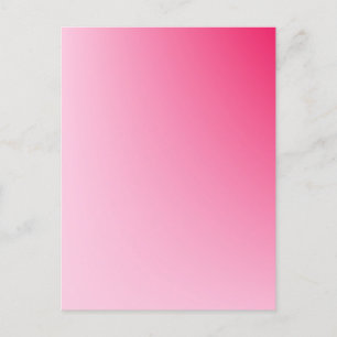 pink gradient  postcard