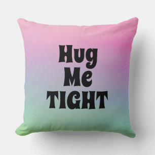 pink gradient typography cool funny  cushion