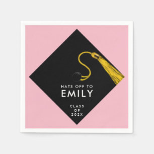 Pink Graduation 2026 Napkin