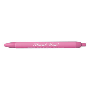 Pink Graduation Party Custom Favour Pens