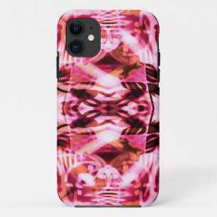 Pink graffiti pattern iPhone 11 case