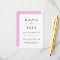 Pink Grand Millennial Books for Baby Request