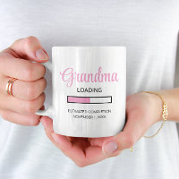 Pink Grandma Loading Pregnancy Announcement
