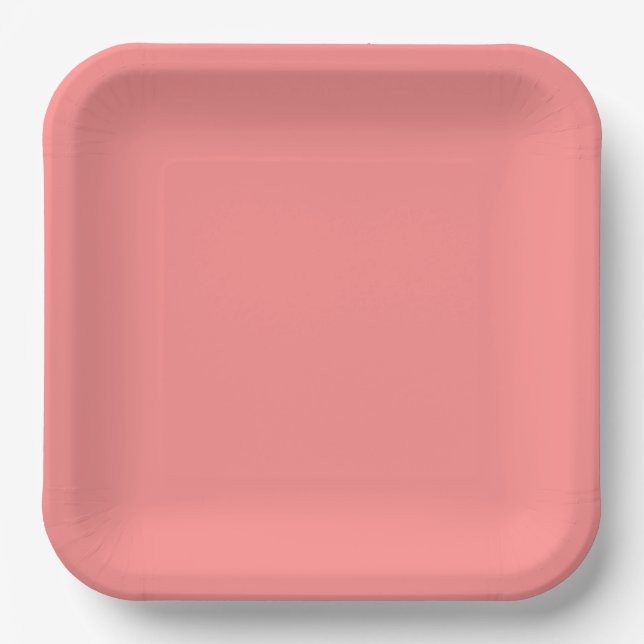Pink Grapefruit  Paper Plate (Front)