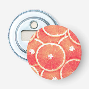 Pink grapefruit slices bottle opener