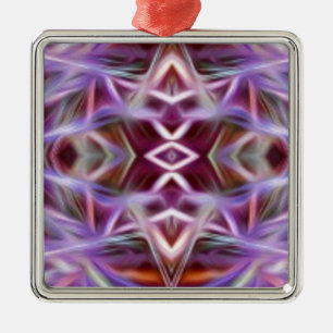 Pink Graphic Mandala Metal Tree Decoration