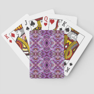 Pink Graphic Mandala Playing Cards