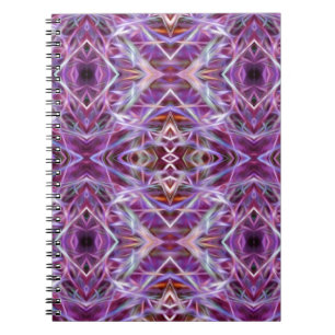 Pink Graphic Mandala Spiral Notebook