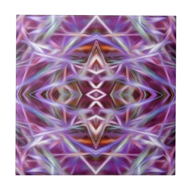 Pink Graphic Mandala Tile (Front)