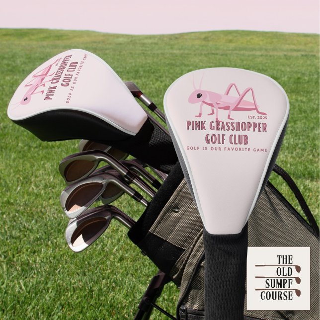 Pink Grasshopper Golf Club Head Cover (Creator Uploaded)