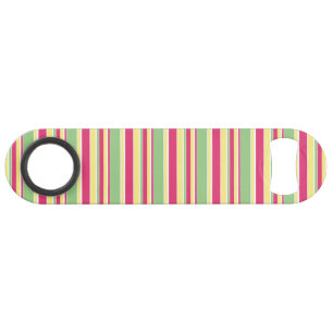 Pink, green and yellow stripes