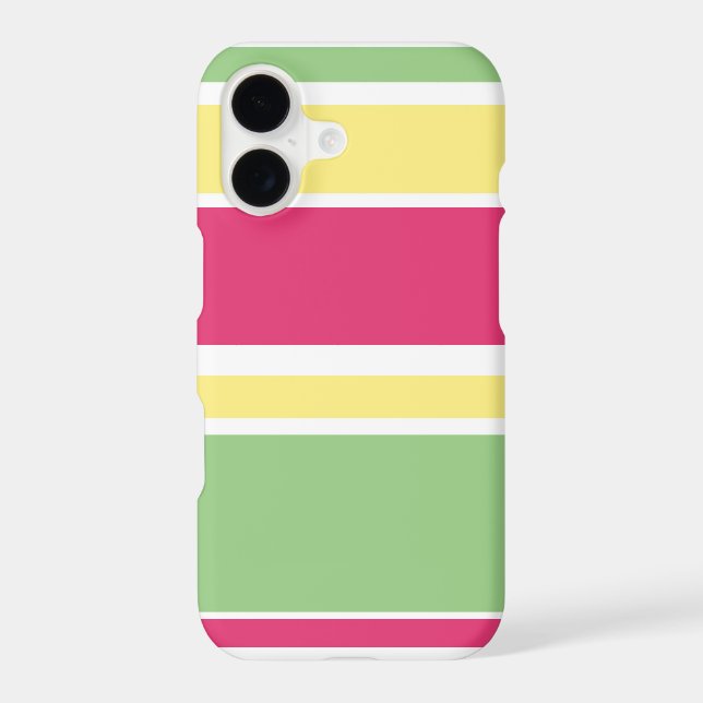 Pink, green and yellow stripes (Back)